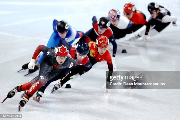 Courtney Sarault of Team Canada skates during the Women's 1500m Semifinals on day twelve of the Beijing 2022 Winter Olympic Games at Capital Indoor...