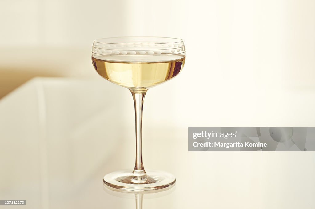 Japanese handmade champagne saucer