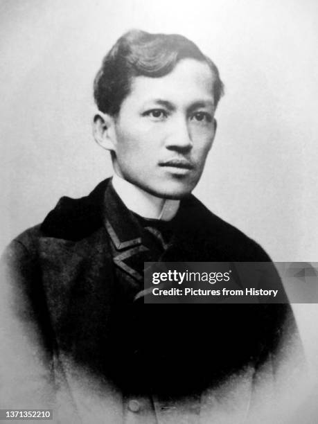 Jose Rizal , Filipino reformer, nationalist, polymath and national hero, c. 1885.