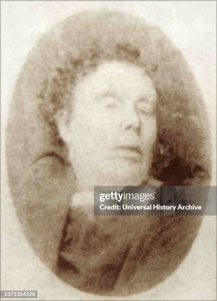 Annie Chapman second victim of the notorious unidentified serial killer Jack the Ripper, who killed and mutilated a minimum of five women in the...