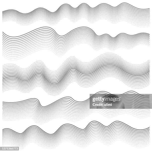 abstract wavy lines - curling stock illustrations