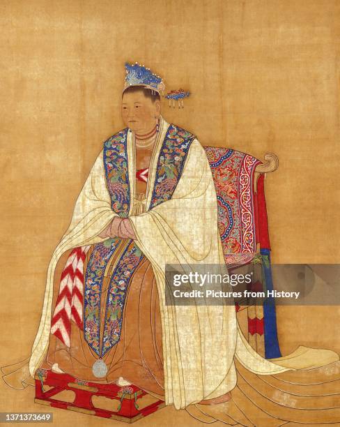 Empress Dowager Zhaoxian , mother of the first two Song emperors Taizu and Taizong. Hanging scroll painting, Song Dynasty . Lady Du, formally known...