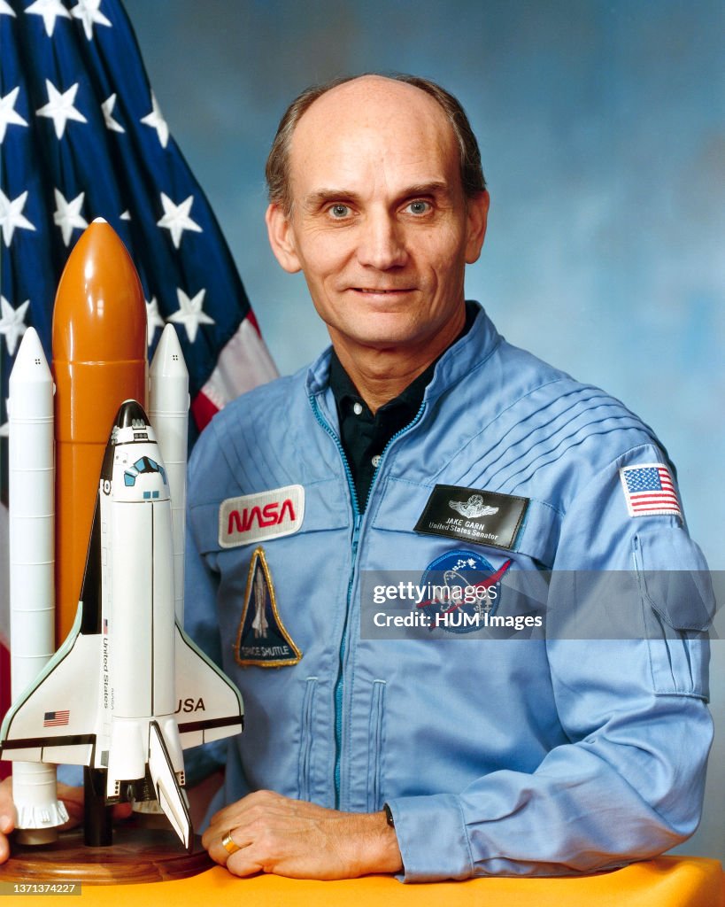 (1985) --- Senator E. J. 'Jake' Garn, STS 51-D payload specialist