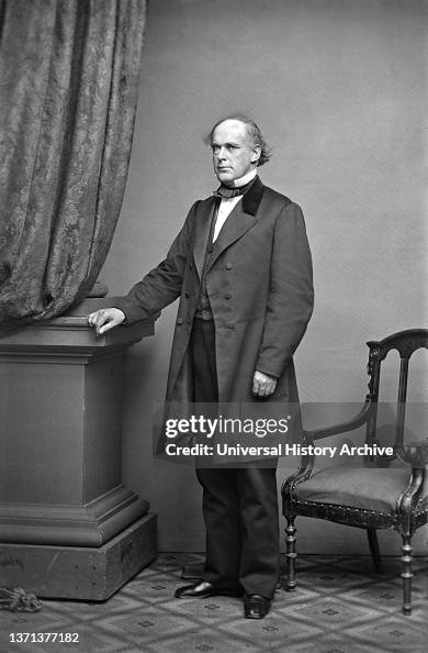 Salmon P. Chase (1808-1873), American Politician and Jurist, served as Ohio Governor and Senator, sixth U.S. Chief Justice, as well as US. Secretary of the Treasury, one of a few U.S. Politicians to serve in all three branches of Federal Government, full- Salmon P. Chase (1808-1873), American Politician and Jurist, served as Ohio Governor and Senator, sixth U.S. Chief Justice, as well as US. Secretary of the Treasury, one of a few U.S. Politicians to serve in all three branches of Federal Government, full-