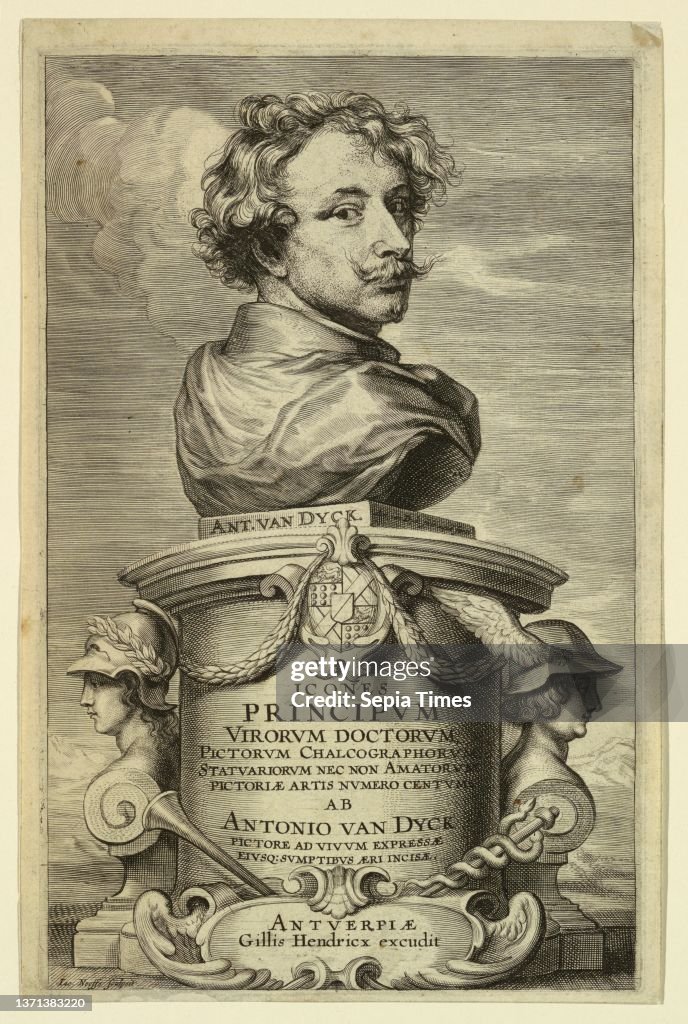 Title Page, from the Icones Principum Virorum.