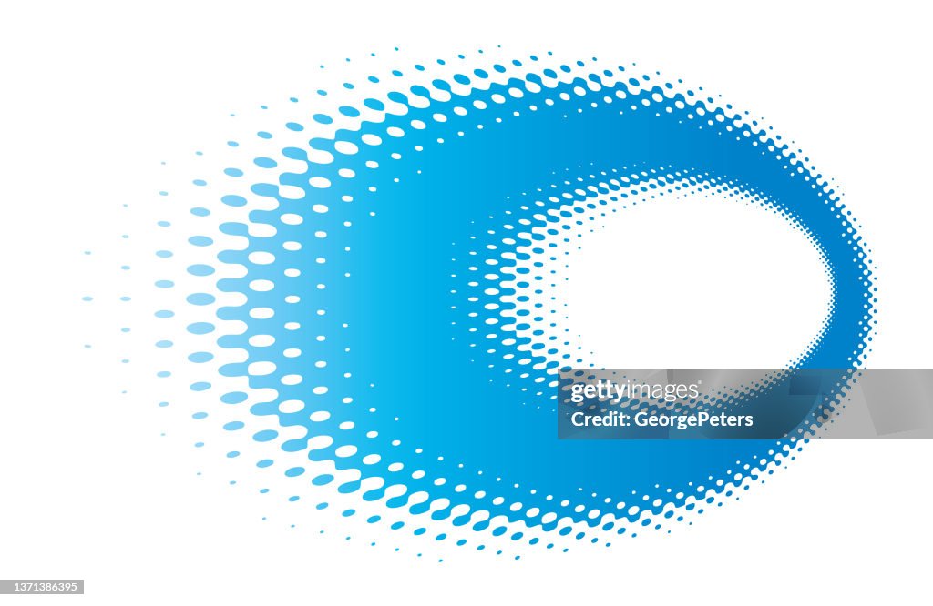 Half Patterns Border Retro Style Frameborder With Half Tone Pattern High-Res Vector Graphic ...