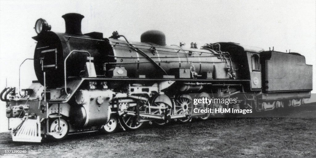 Historical Railroad Photo / Historical Locomotive: Works picture of South African Railways Class 19D no. 2726; with Type MT tender ca. 1939