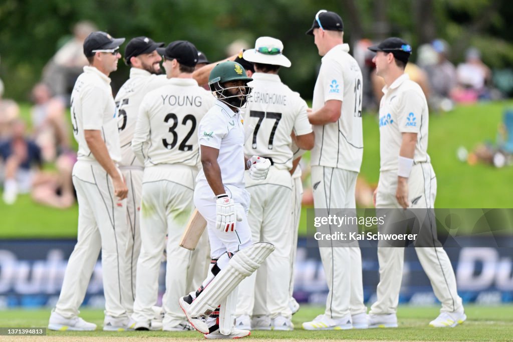 New Zealand v South Africa - 1st Test: Day 3