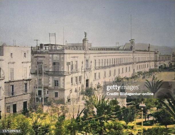 Mexico, the building of the National Palace in Mexico city .