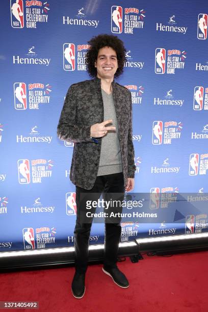 Anderson Varejão attends the Ruffles NBA All-Star Celebrity Game during the 2022 NBA All-Star Weekend at Wolstein Center on February 18, 2022 in...