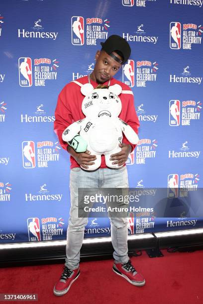Daniel Gibson attends the Ruffles NBA All-Star Celebrity Game during the 2022 NBA All-Star Weekend at Wolstein Center on February 18, 2022 in...