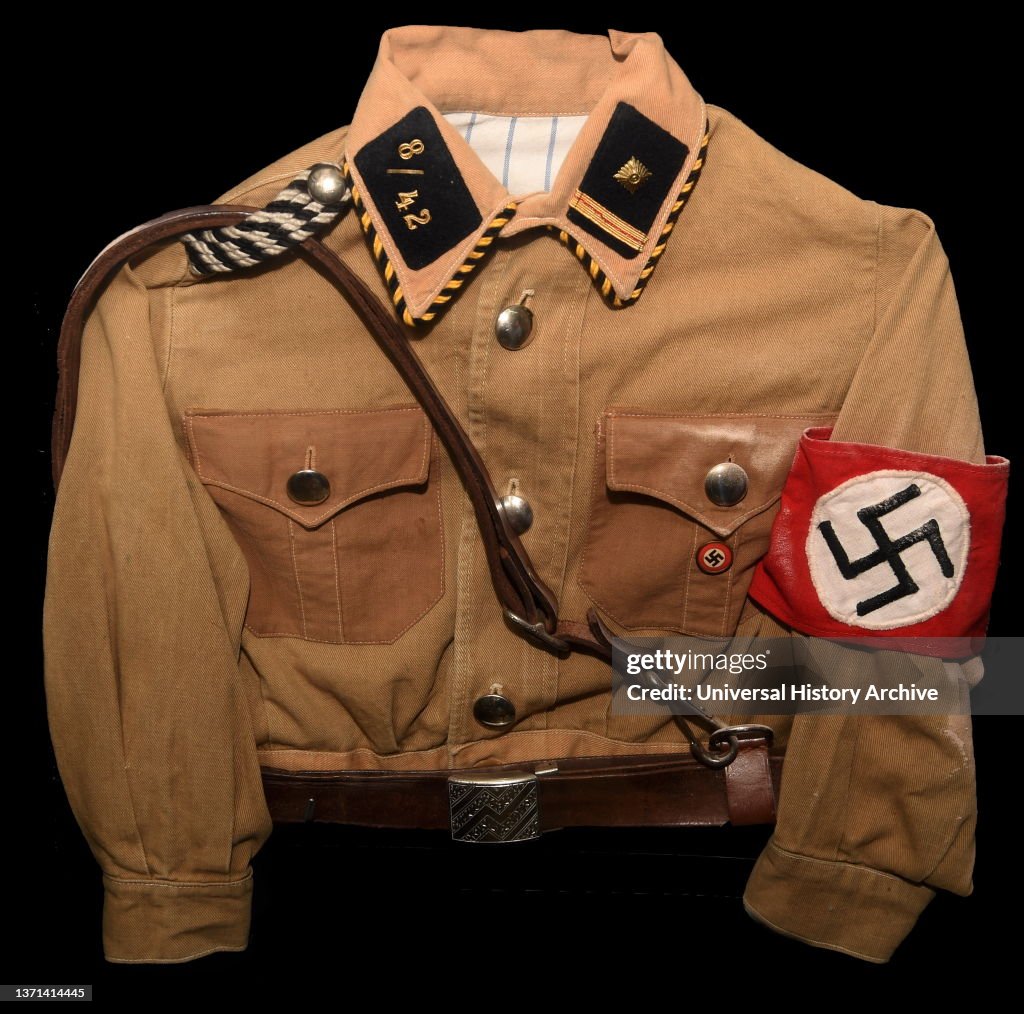 Uniform of a boy cadet of the Sturmabteilung.