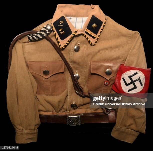 Uniform of a boy cadet of the Sturmabteilung, SA the Nazi Party's original paramilitary wing. It played a significant role in Adolf Hitler's rise to...