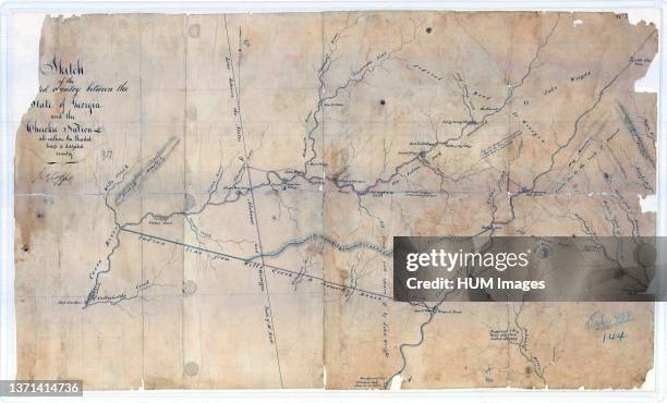 Sketch of the Disputed Territory Between the State of Georgia and the Cherokee Nation.