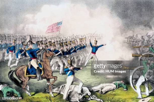 Genl. Taylor at the battle of Palo Alto May 8th 1846.