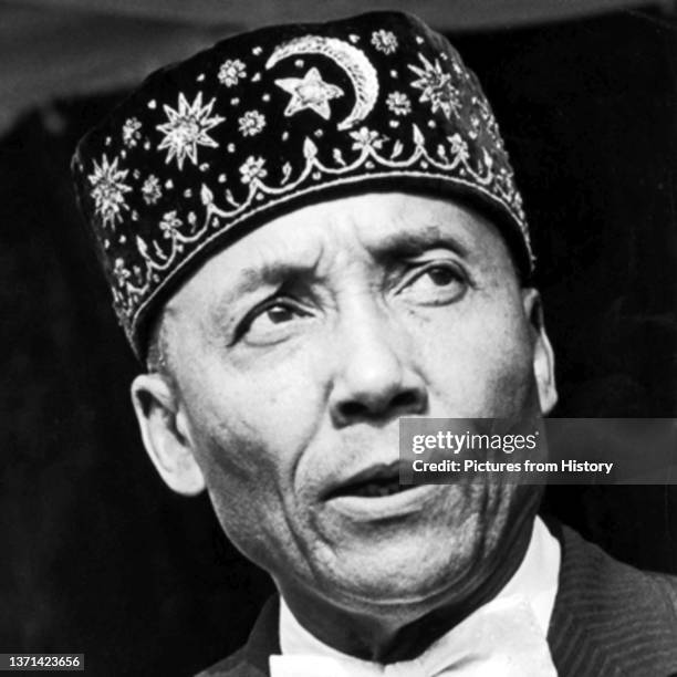 Elijah Muhammad , born Elijah Robert Poole, Black Rights advocate and leader of the Nation of Islam from 1934-1975.