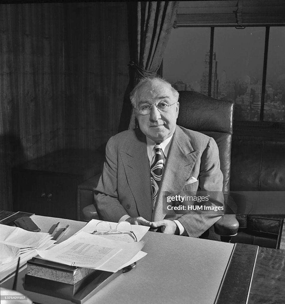 Portrait of James Petrillo in his office, New York, N.Y., ca. Feb. 1947