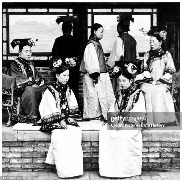 Mnachu Queue Manchu People Qing Dynasty