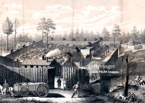 Andersonville prison. Georgia ca 1865.