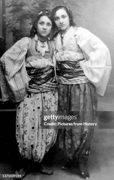 Anjeze Gonxhe Bojaxhiu , better known as 'Mother Teresa of Calcutta' as a young girl in Albanian costume, Skopje, 1920s.