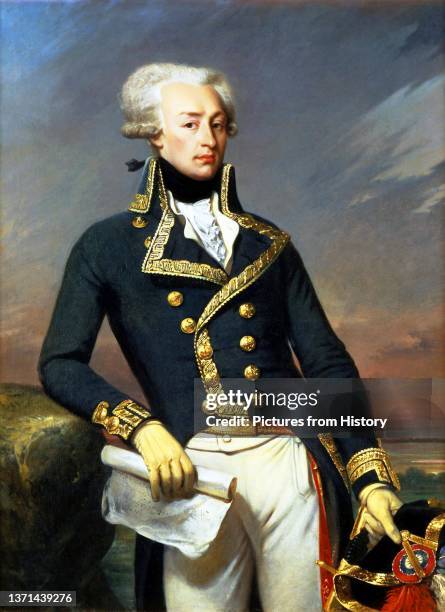 'Lafayette' , Oil on canvas, Joseph Desire Court , 1791.