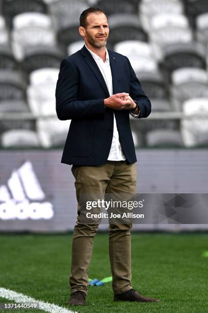 Former All Blacks and Crusaders player Kieran Read looks on during the round one Super Rugby Pacific match between the Crusaders and the Hurricanes...