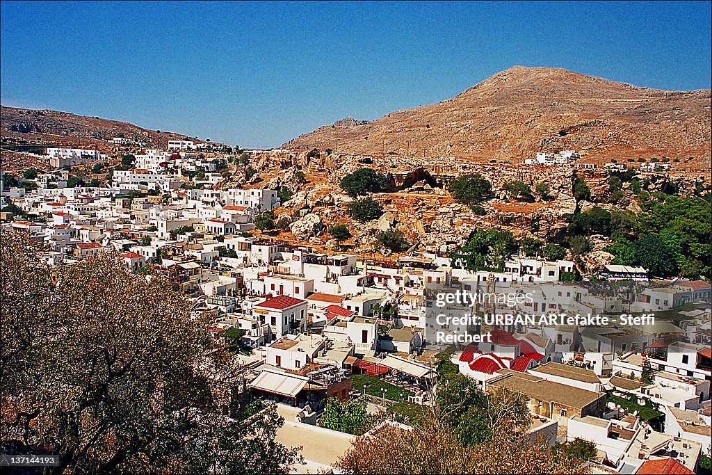 Cityscape of Lindos