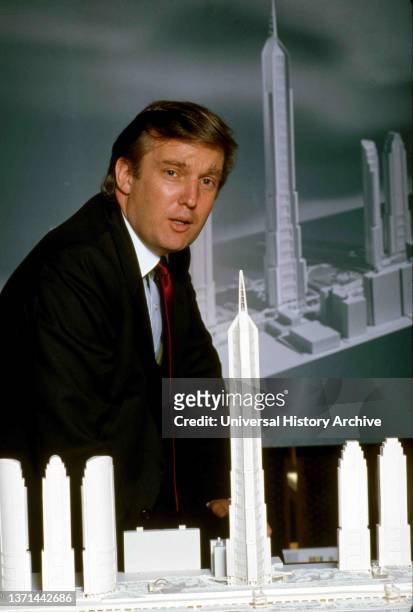 Photograph dated 1982 of Donald John Trump , American politician, media personality, and businessman who served as the 45th president of the United...