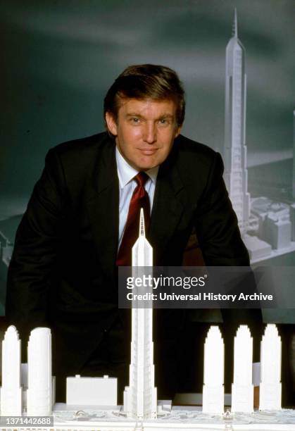 Photograph dated 1982 of Donald John Trump , American politician, media personality, and businessman who served as the 45th president of the United...