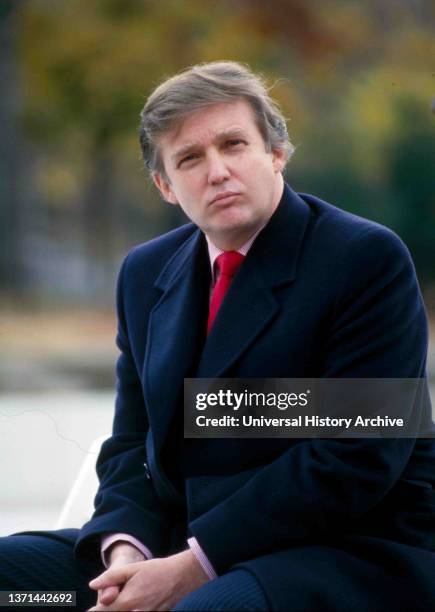 Photograph dated 1982 of Donald John Trump , American politician, media personality, and businessman who served as the 45th president of the United...