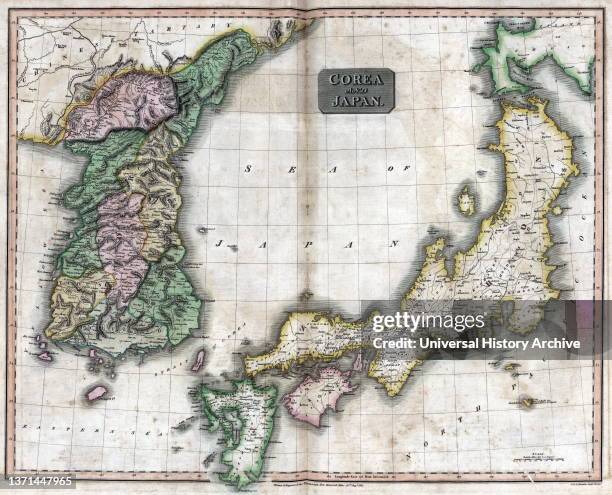 Japanese Map Influence 259 Sea Of Japan Map Stock Photos, High-Res Pictures, and Images ...