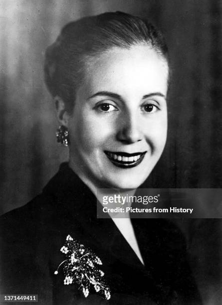 Eva Peron , First Lady of Argentina 1948-1952, Buenos Aires, 1949.