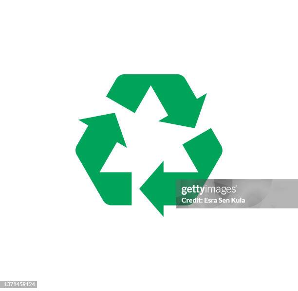 stockillustraties, clipart, cartoons en iconen met vector recycling symbol for packaging design - gear recycle logo