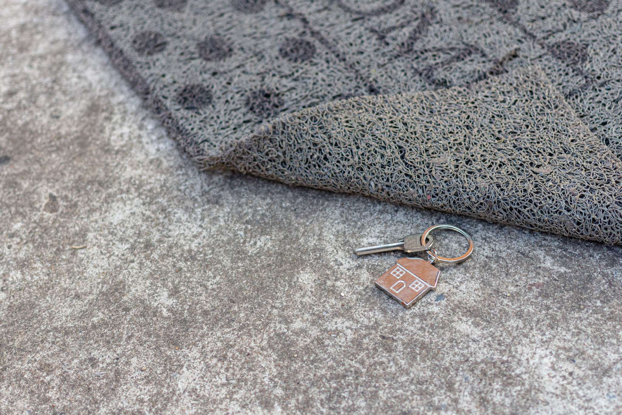 key under mat
