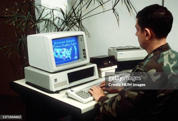 Viewing Personal Computer 153 Ibm Personal Computer At Stock Photos, High-Res Pictures, and ...