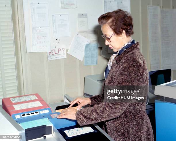 Mrs. Katherine G. Johnson at Work