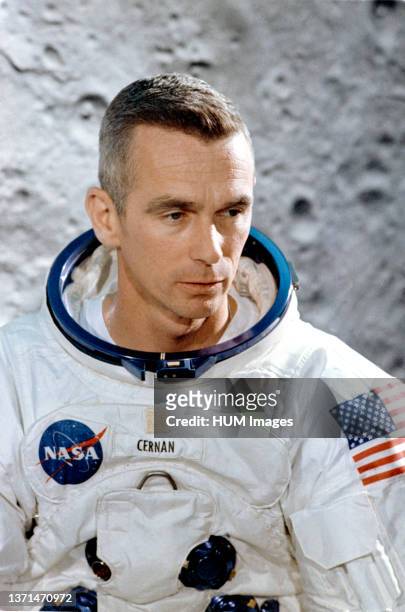 Astronaut Eugene A. Cernan, prime crew lunar module pilot of the Apollo 10 lunar orbit mission.