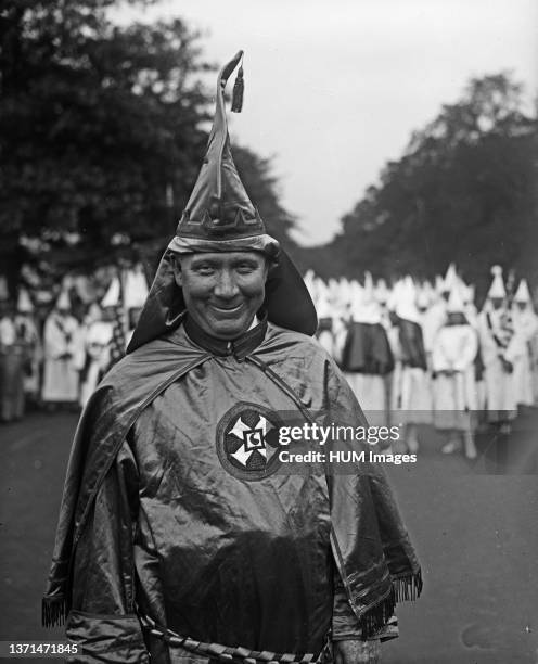 Hiram Wesley Evans, Grand Wizard of the Ku Klux Klan ca. 1926.