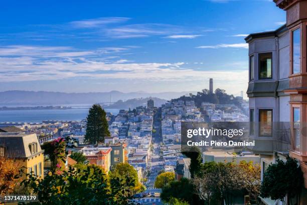 san francisco - lombard street san francisco stock pictures, royalty-free photos & images