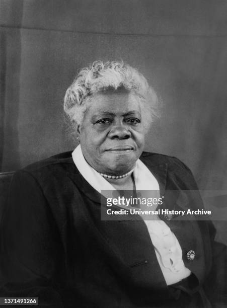 Mary McLeod Bethune , Educator and Civil Rights Leader, Portrait, photograph by Carl Van Vechten, 1949.