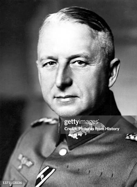 Field Marshal Erich Von Manstein , senior German commander at the Battles of Stalingrad, Kharkov and Kursk.