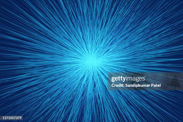 stockillustraties, clipart, cartoons en iconen met background with explosion. starburst dynamic lines. solar or starlight emission. - lichtspoor ster