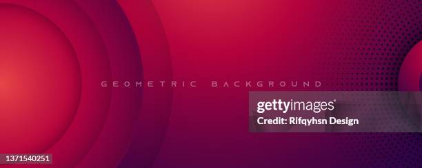 abstract red gradient geometric shape circle background. modern futuristic background. can be use for landing page, book covers, brochures, flyers, magazines, any brandings, banners, headers, presentations, and wallpaper backgrounds - red black background stock illustrations