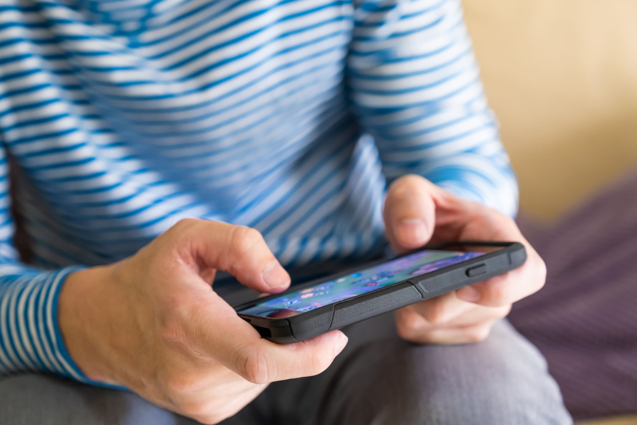 playing online games