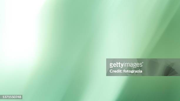 delicate green wavy gradient background - green background fotografías e imágenes de stock
