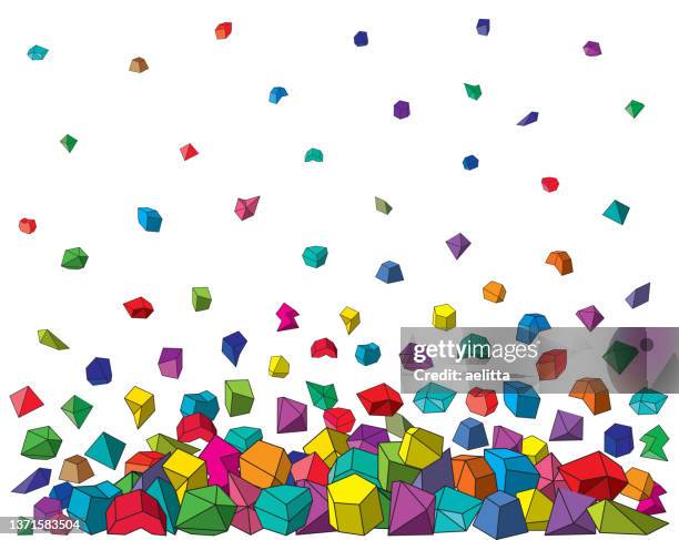 composition of abstract angular asymmetrical shapes. - computer solid background stock illustrations