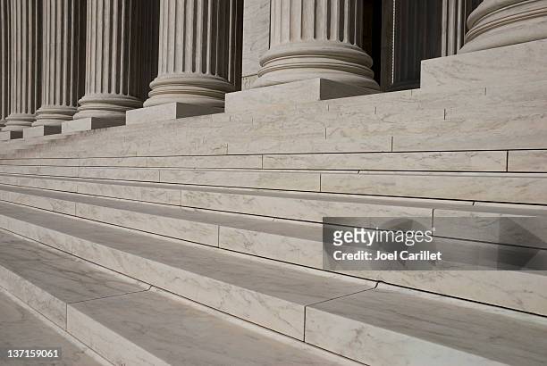 steps of us supreme court - 政府機關建築物 個照片及圖片檔