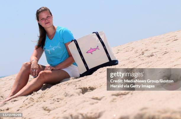 (Chatham, MA, 06/25/13 Anna Powers models the Chatham Whites line on Tuesday, June 25, 2013. Staff Photo by Matt Stone