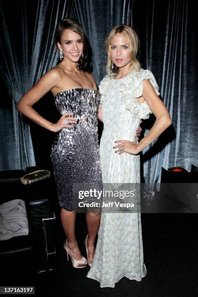 Actress Jessica Alba and stylist Rachel Zoe attend The Weinstein ...