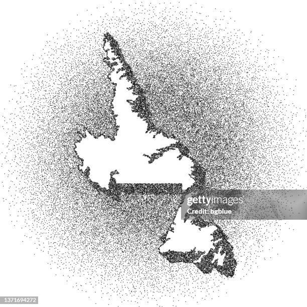 Newfoundland Abstract Map 577 Black And White Newfoundland Stock Photos, High-Res Pictures, and ...